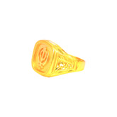 22k Yellow Gold Large Khanda Religious Ring measuring 10.5